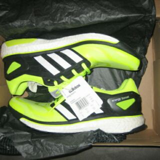 絕版配色 全新 Adidas Energy Boost 螢光黃 廣告款 US12