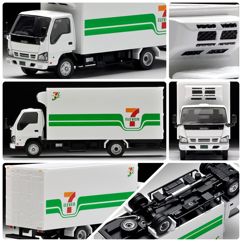 [有翼雲] 現貨 五十鈴 7-11 運輸車 ISUZU 運送車 TOMYTEC 1/64 精緻模型 TLV TOMICA