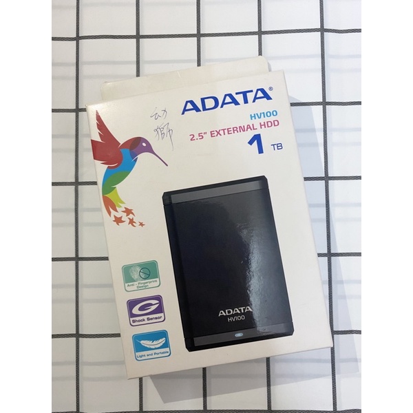 ADATA威剛 HV100 全新-外接式硬碟 1TB 2.5吋 可議價