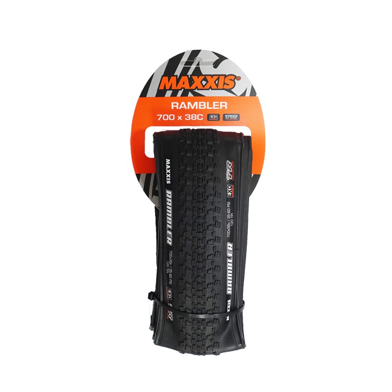 MAXXIS RAMBLER 700x38C 公路車外胎(可折TR無內胎可用) [03003660]【飛輪單車】