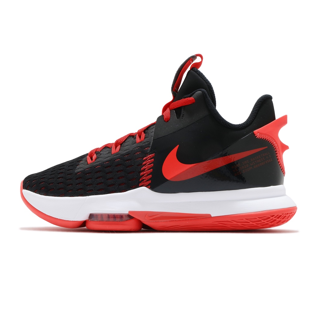 Nike 籃球鞋 Lebron Witness V 黑 紅 5代 XDR 男鞋 LBJ【ACS】 CQ9381-005
