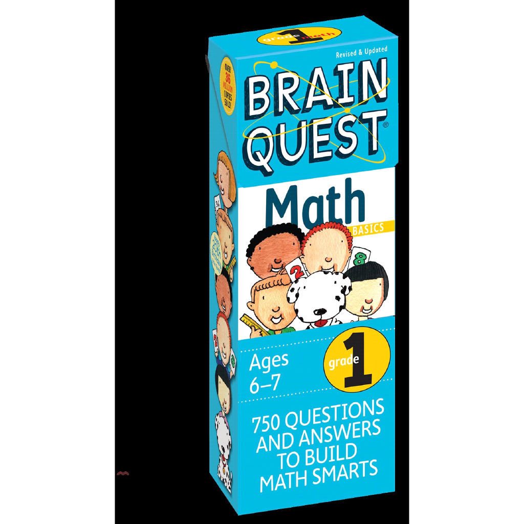 Brain Quest Math Basics Grade 1－750 Questions & and Answers to Build Math Smarts, Ages 6-7
