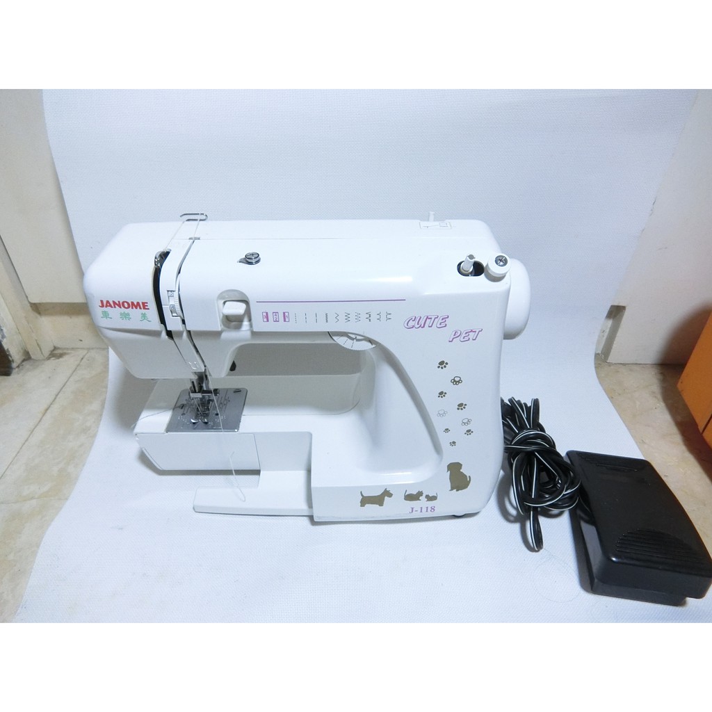 (y)JANOME J-118 車樂美 小型 桌上型 家用 縫紉機