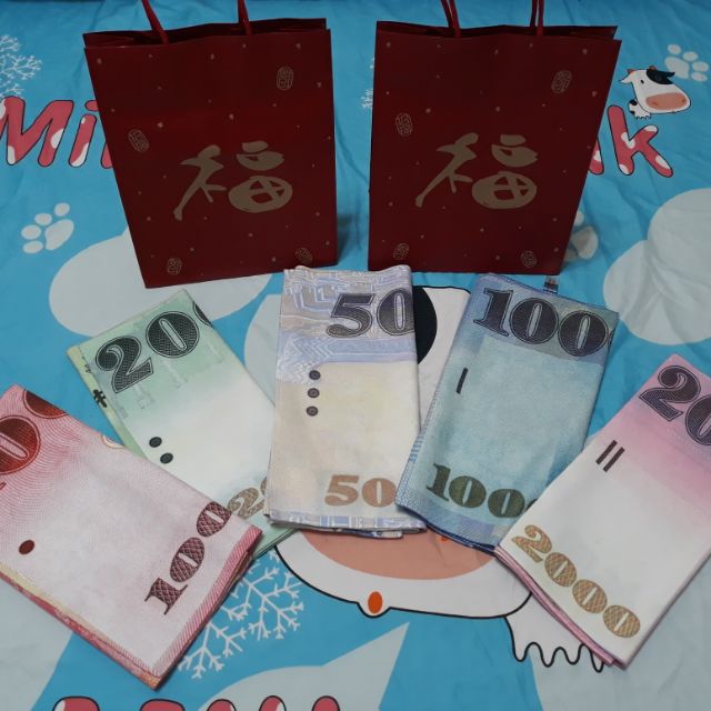 現貨…台灣製5款新台幣鈔票毛巾
