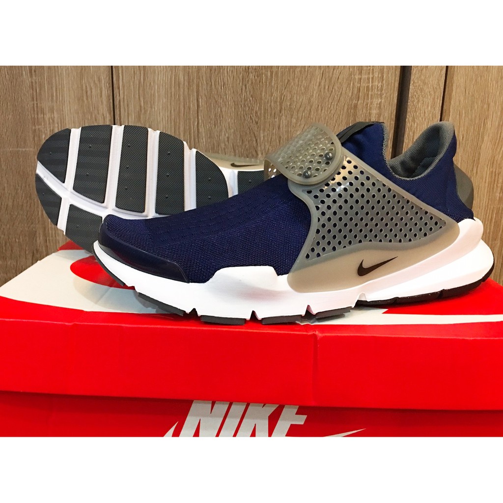 Nike Sock Dart 海軍藍/灰扣環 (819686-401) 全新 US10