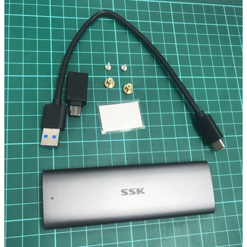現貨 SSK HE-C321 M.2外接盒 Sata介面 金屬外接盒 硬碟外接盒 固態硬碟外接盒 SSD外接盒 C321