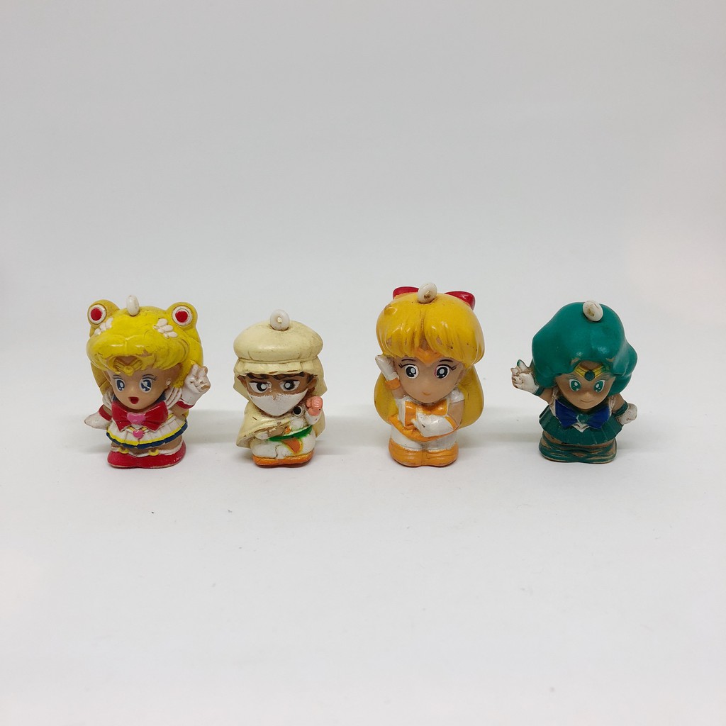 美少女戰士 月光仙子 燕尾服蒙面俠 金星仙子 海王星仙子 月野兔 地場衛 愛野美奈子 海王滿 手指公仔