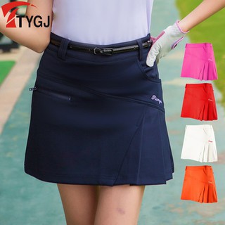 TTYGJ GOLF 高爾夫短裙女士裙子 網球裙夏季羽毛球運動裙褲 半身裙 百褶裙 女生短裙