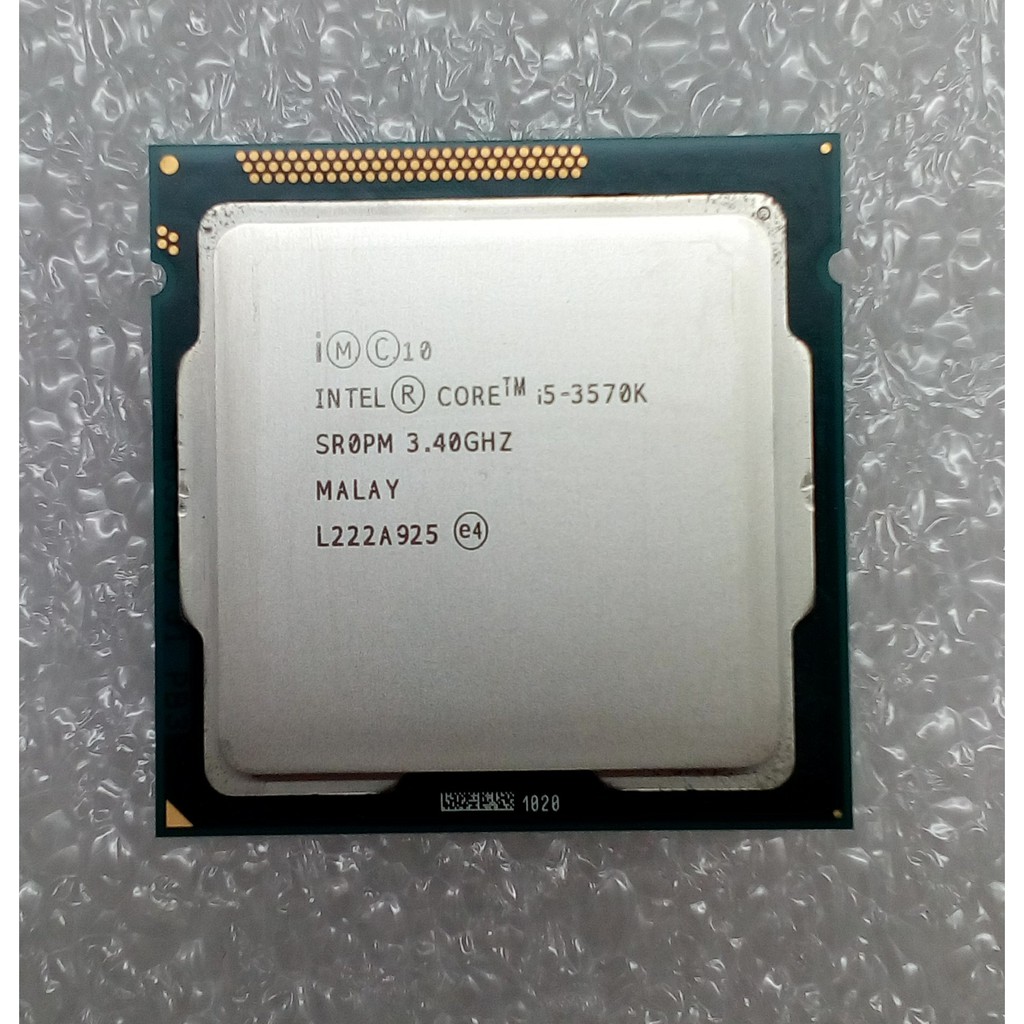 Intel® Core™ i5 3570K 處理器 6M 快取 ( P67 Z68 Z77 ) 此標商品為圖4,5