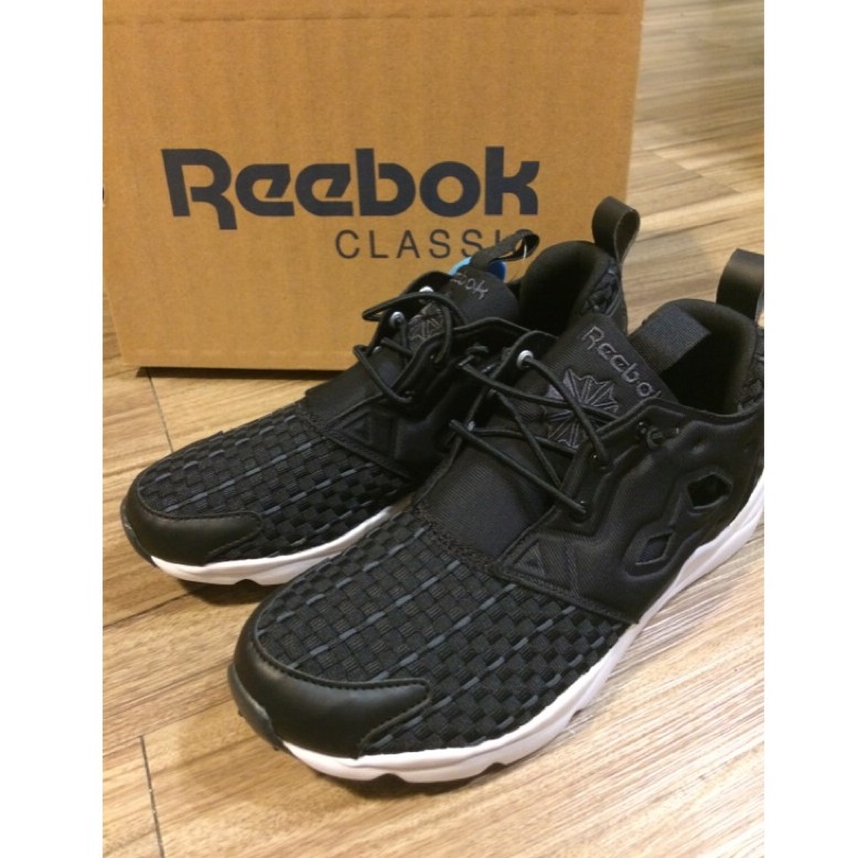 全新reebok Furylite 黑色編織款 蝦皮購物