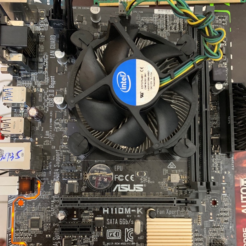 Intel i3-7100 2C4T + Asus h110m-k (有瑕疵