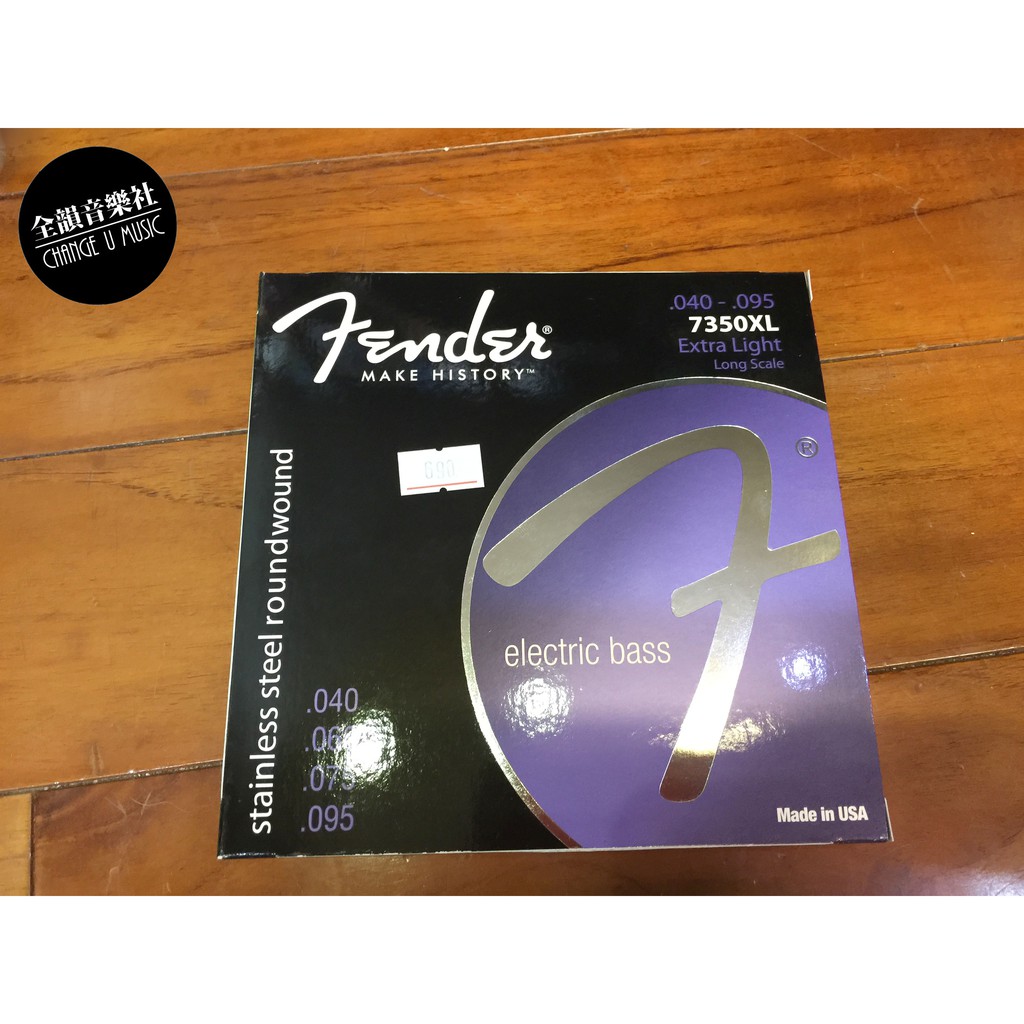 全韻音樂社 - 美國 Fender 7350XL 電貝斯弦 Bass弦 (40-95)