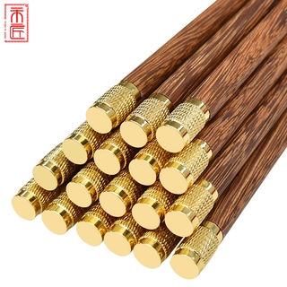 鷄翅木筷子無漆紅檀木創意金福筷子公筷