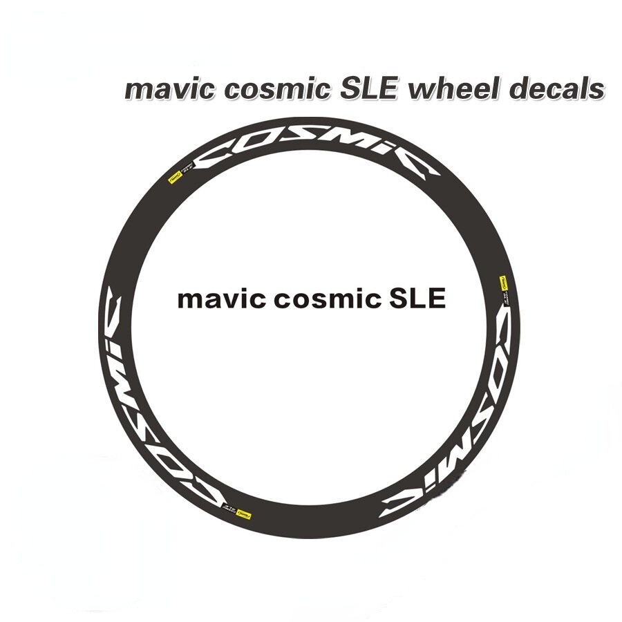 Mavic cosmic SLE 公路自行車車輪套裝貼花 700C 自行車輪輞貼紙輪輞深度 38mm 40mm 50mm