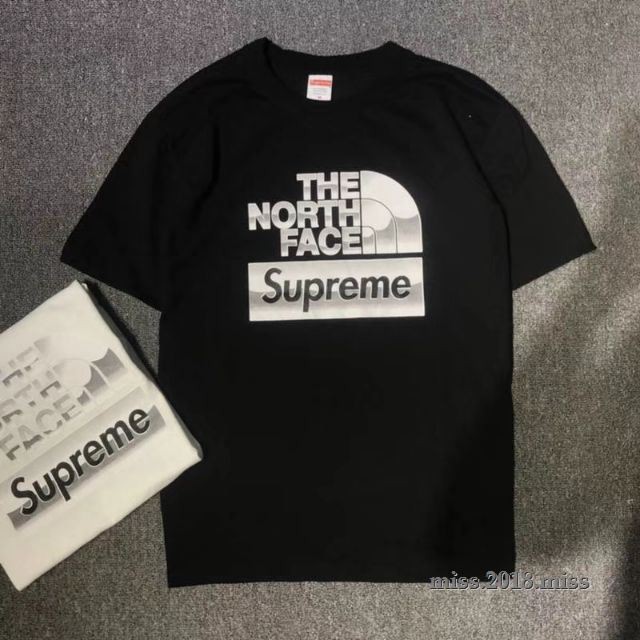 supreme north face t shirt 2018