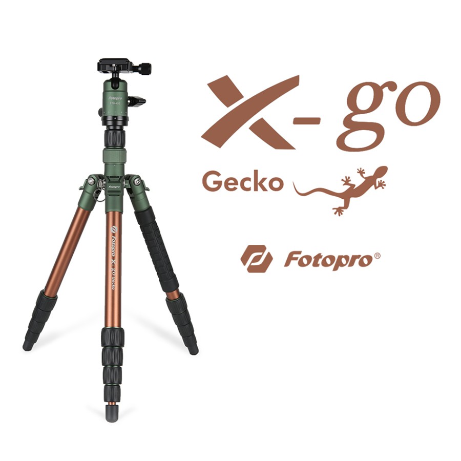 Fotopro X-GO Gecko 鋁合金三腳架 旅行腳架 TX-MINI [相機專家] [湧蓮公司貨]