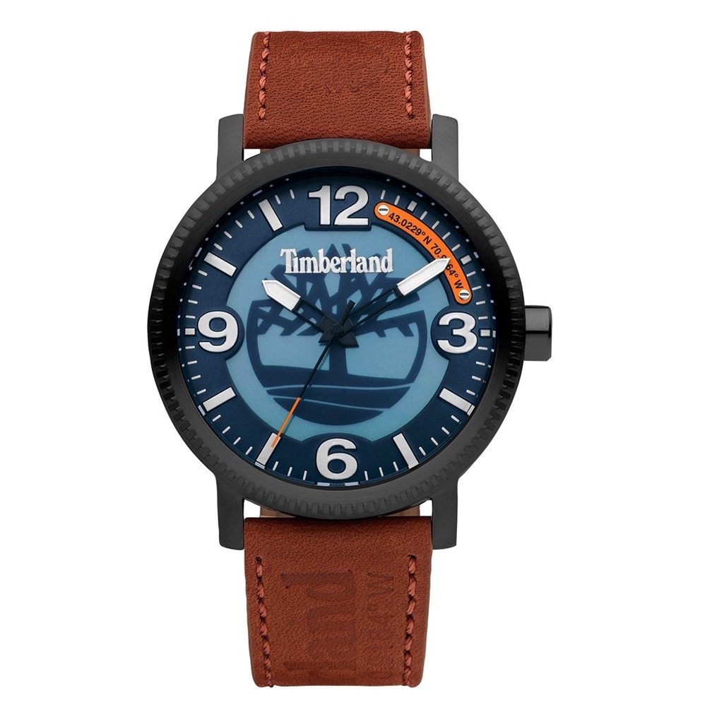 【Timberland 天柏嵐】經典大樹標誌腕錶 44mm TDWGA2101503