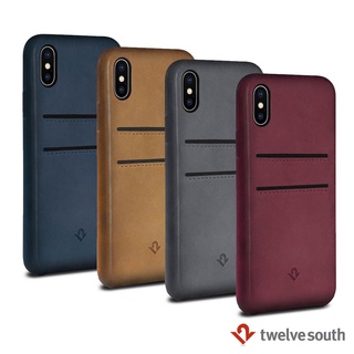 Twelve South Relaxed Leather iPhone X 卡夾皮革保護背蓋