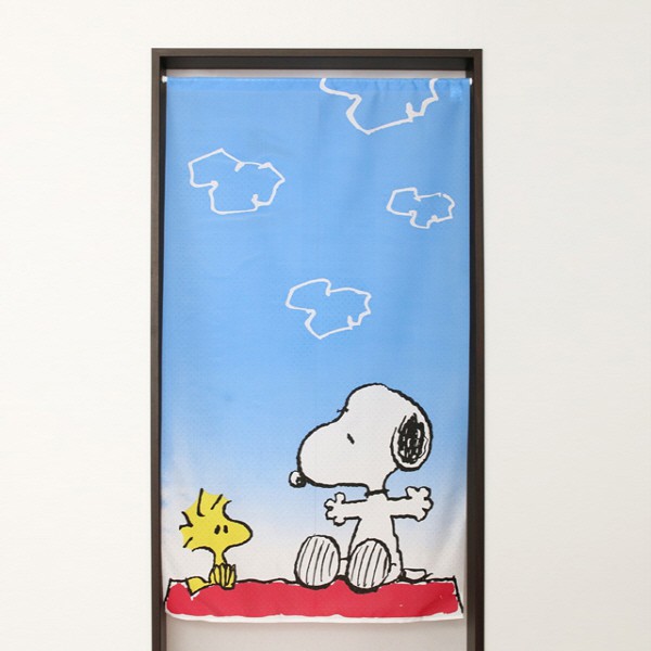 現貨 日本製 SNOOPY 史努比 糊塗塔克  間隔簾/門簾/窗簾  紅狗屋頂 新居禮首選 居家佈置