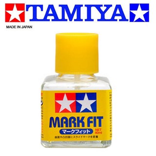 【鋼普拉】現貨 TAMIYA 田宮 87102 MARK FIT 貼紙 水貼膠水 強化劑 接著劑 軟化劑 40ml