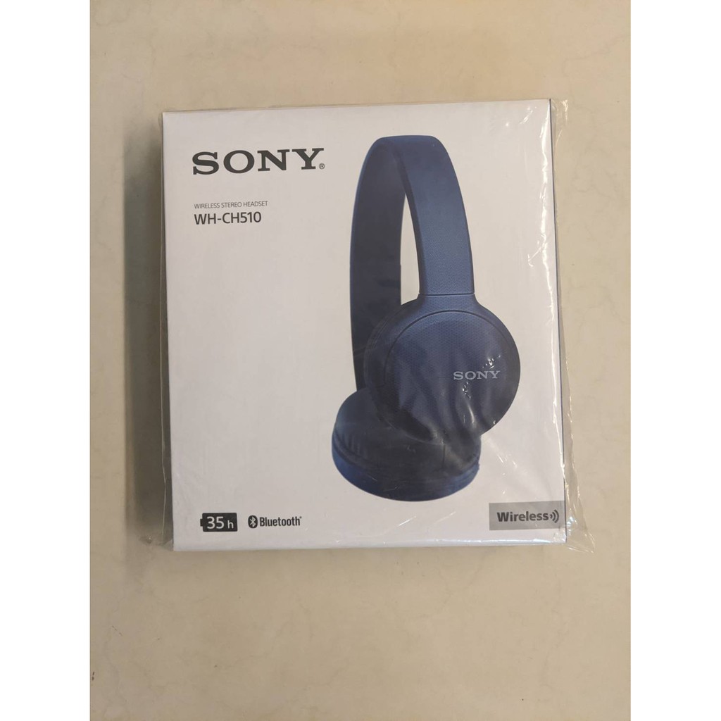 SONY 無線藍牙耳罩式耳機 WH-CH510 藍