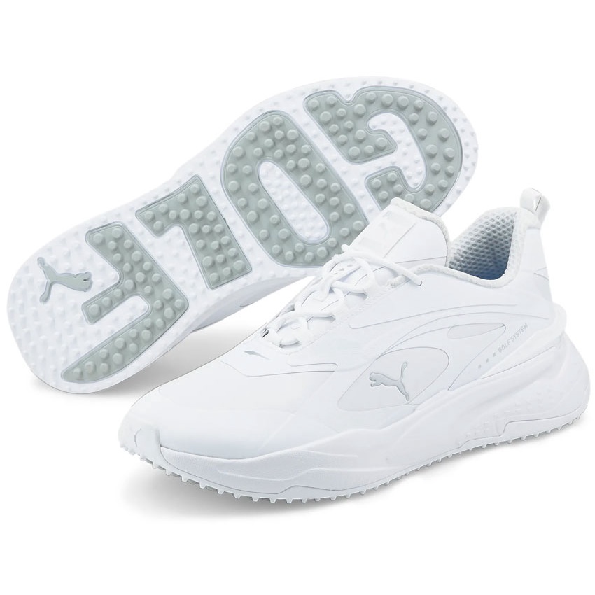 【PA GOLF】PUMA GS-Fast 高爾夫球鞋 女鞋 無釘 白鞋 #376357