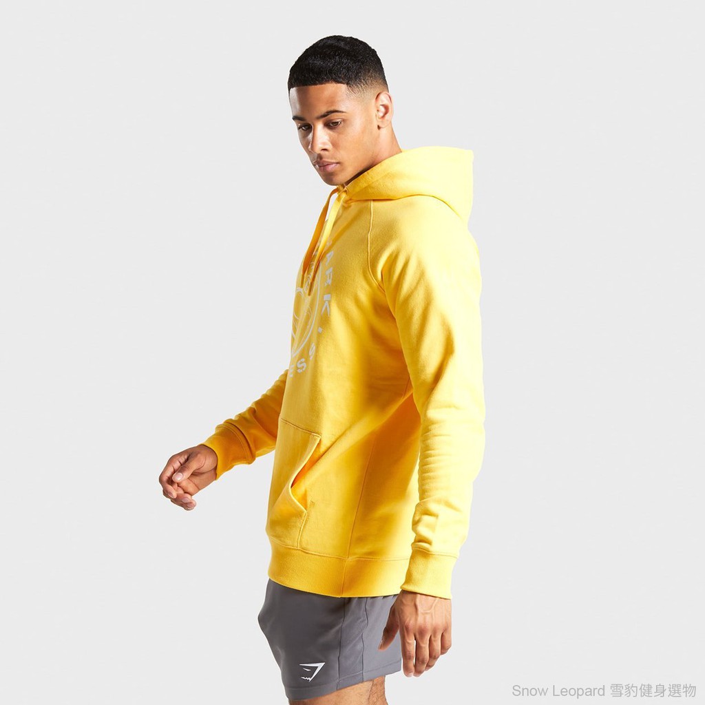 gymshark yellow hoodie