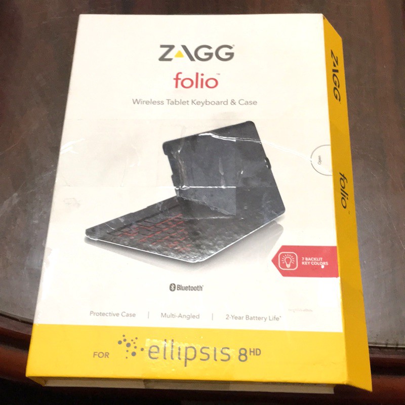 【現貨】ZAGG folio Ellipsis 8輕便藍芽鍵盤 (高端版) 打字更快更精確！