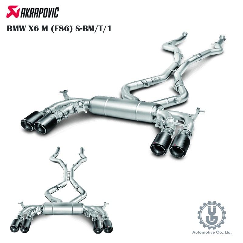 Akrapovic BMW X6 M (F86) S-BM/T/1 排氣 進氣 空運【YGAUTO】