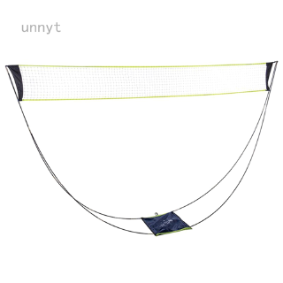 unnyt 便攜式折疊可移動網球羽毛球網架