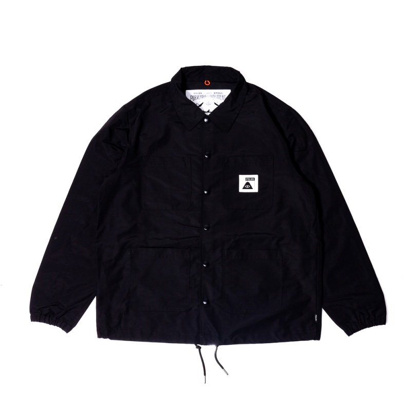激レア】LOGO Coach Jacket (white) L 限定品-