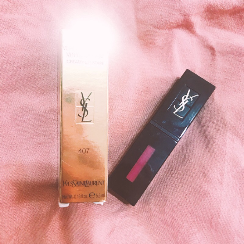 Ysl 奢華緞面漆光唇釉 407