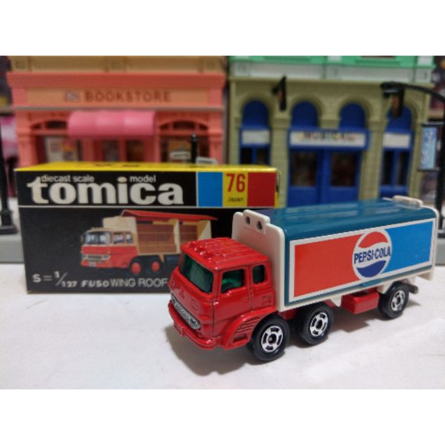 Tomica 日製 黑盒 76 絕版 極稀有 Fuso Pepsi Truck  百事可樂 大貨車 日本製