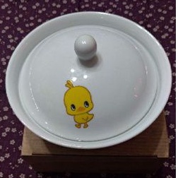 黃色小雞陶瓷碗 泡麵碗