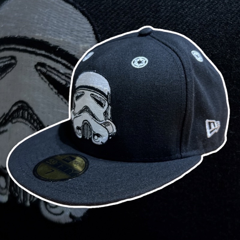 New era 星際大戰 Star Wars 聯名款 全封帽 刺繡 棒球帽 板帽 真品 二手