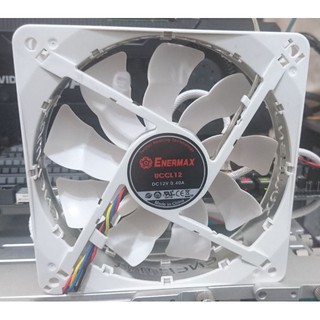 中古 Enermax 安耐美 白蝠 12公分 白光LED PWM風扇 UCCL12
