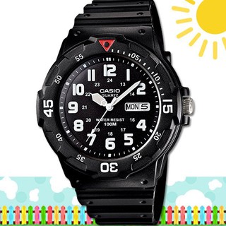 CASIO 手錶專賣店 時計屋 MRW-200H-1B 黑面 防水 造型指針男錶 MRW-200H