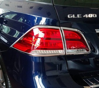 金螃蟹賓士 GLE Class W166 鍍鉻後燈框 尾燈框 GLE250d GLE350d GLE400