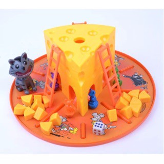 《Tomo屋》貓和老鼠 起司蛋糕遊戲 偷起司老鼠 貓捉老鼠 桌游 團康 益智 趣味（企鵝敲冰塊 翻滾路易 火鍋大樂鬥）