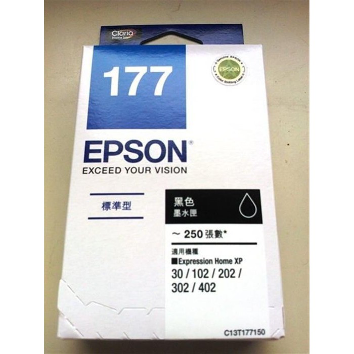 EPSON 177原廠T177150=EPSON XP-30 XP-102 XP-202 XP-302 XP-402