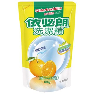 依必朗洗潔精補充包800g-柑橘油萃取
