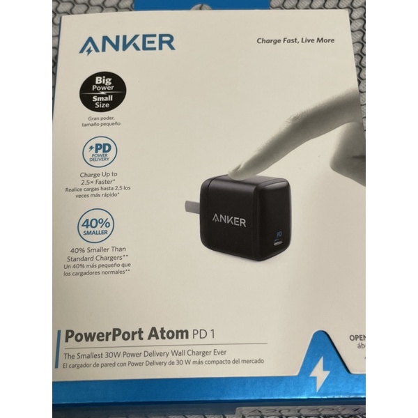 【現貨】ANKER 安克PowerPort Nano GAN 氮化鎵30w PD快充 充電器