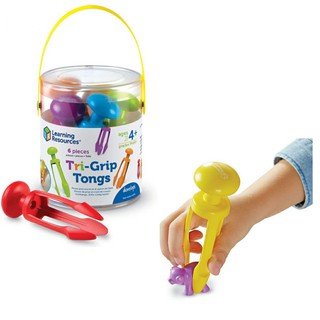 美國Learning resources 教學資源 三叉鉗 Tri-Grip Tongs 精細動作教具 精細動作夾子