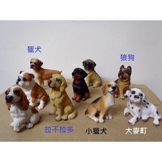 犬類模型 模擬動物模型 吉娃娃 大麥町 小獵犬 獵犬