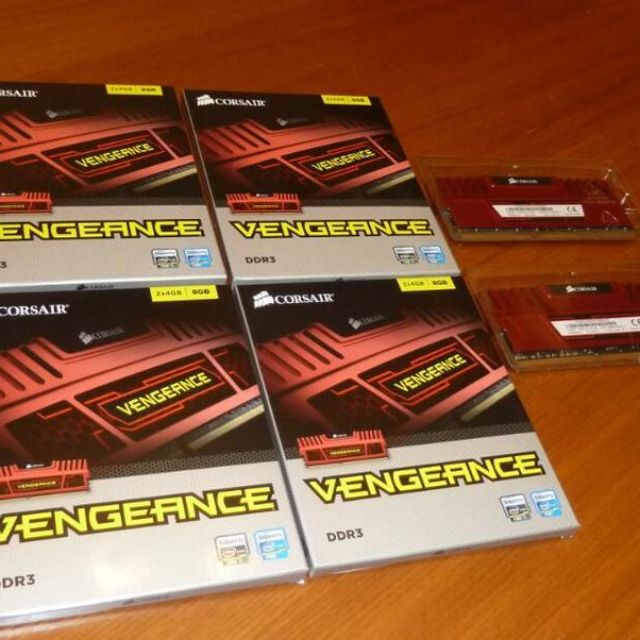 全新 海盜船 Corsair Vengeance 8G (2x4G) cmz8gx3m2a1600c9r cl9