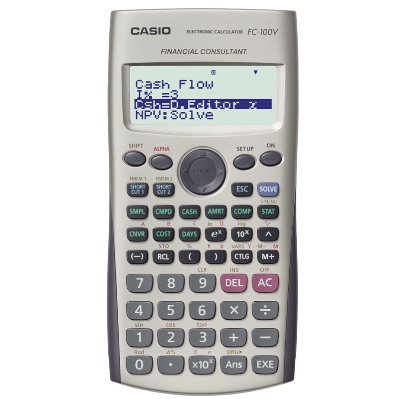 ［9.9成新］CASIO 卡西歐 FC-100V 財務型計算機