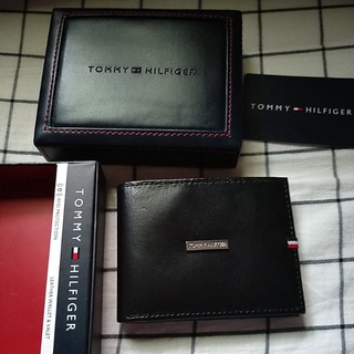 Tommy Hilfiger 黑色小羊皮時尚卡夾(全新)大降價