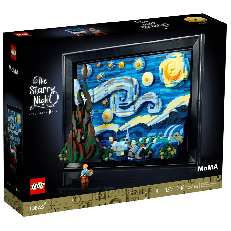 LEGO樂高 21333 梵谷 星夜 Ideas Vincent van Gogh The Starry