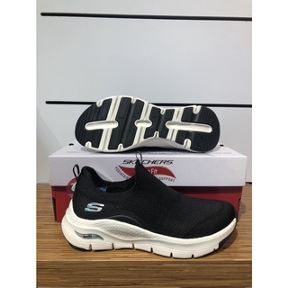 SKECHERS 女 休閒系列 運動鞋 懶人鞋ARCH FIT 黑色149415BKW