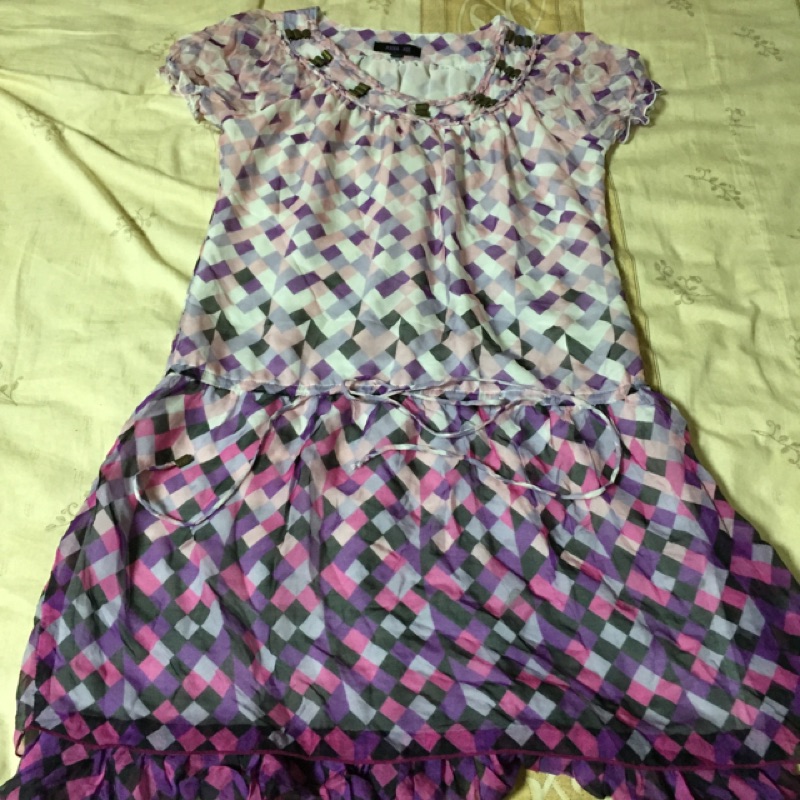 Anna Sui 絲質洋裝 M號